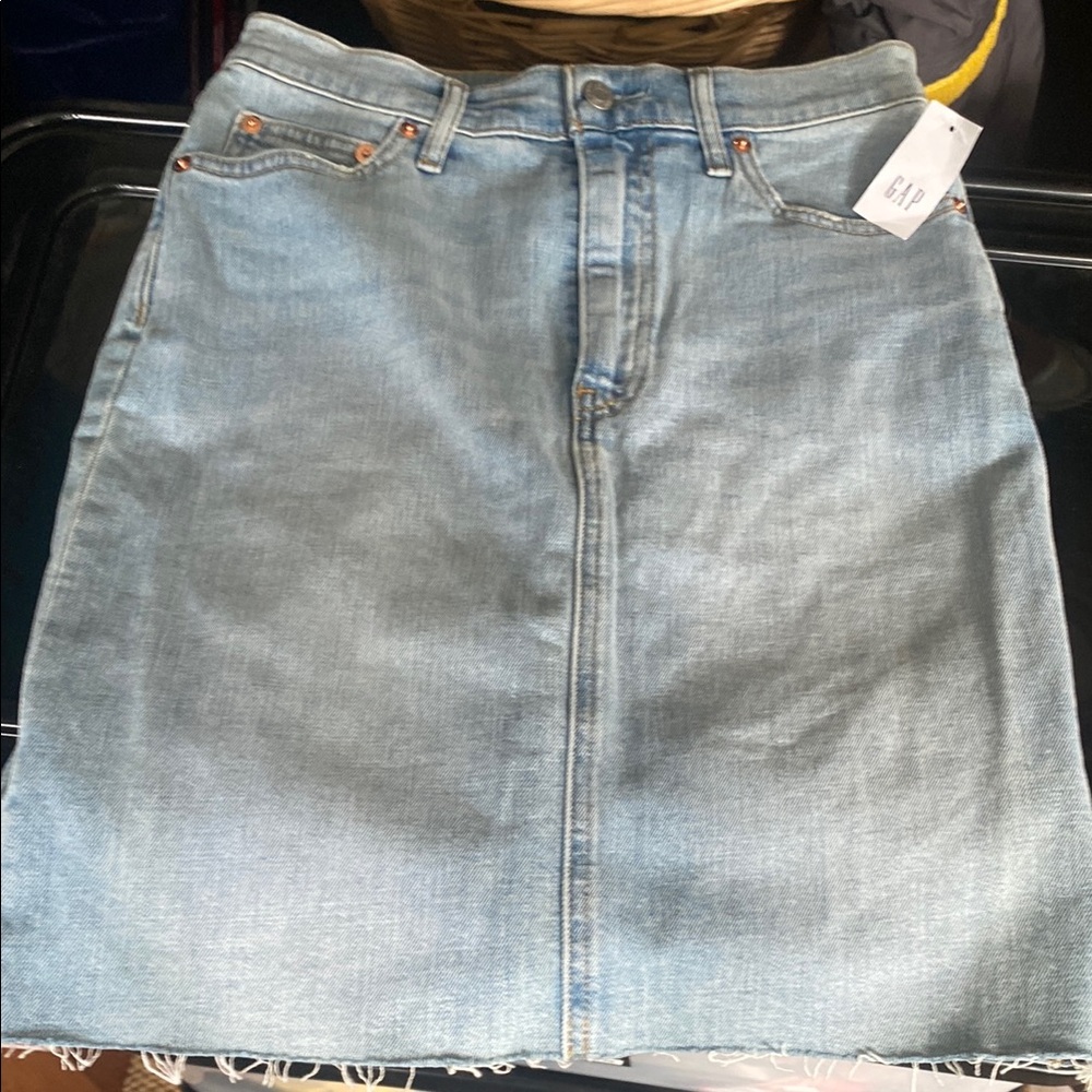 GAP Light Blue Denim Skirt
